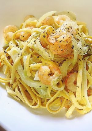 簡単濃厚☆えびクリームパスタソース-レシピのメイン写真