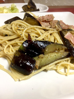 口臭◎ ナスと生姜のあっさり和風パスタ-レシピのメイン写真