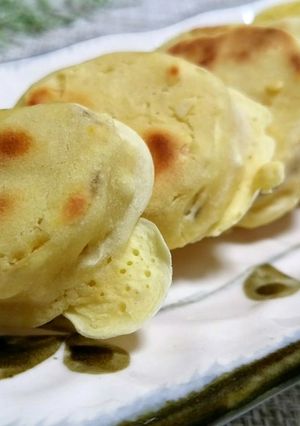 揚げずにヘルシー☆さつまいもの衣焼き-レシピのメイン写真