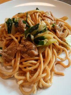 ニラ焼きそば-レシピのメイン写真