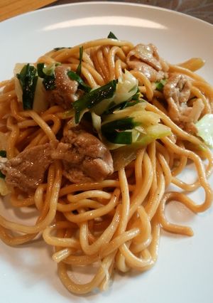 ニラ焼きそば-レシピのメイン写真