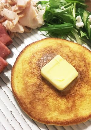【糖質オフ】おからパンケーキ-レシピのメイン写真