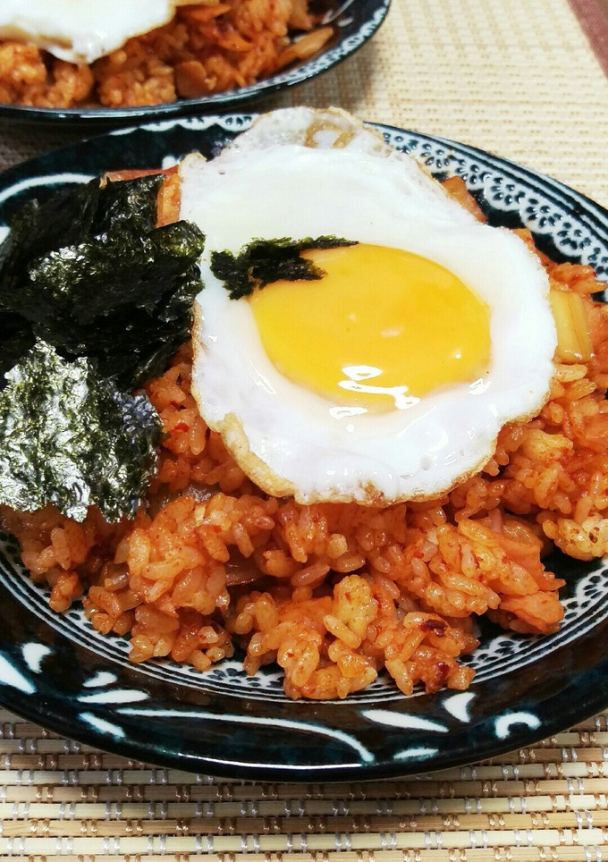 簡単☆我が家の節約キムチチャーハン♪-レシピのメイン写真