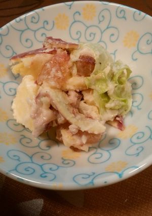 さつま芋とブドウのサラダ-レシピのメイン写真