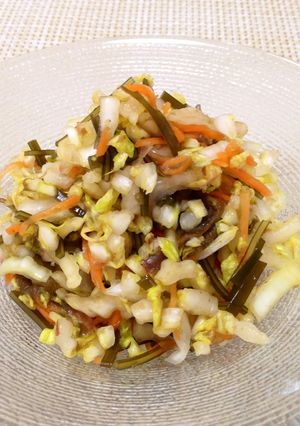 常備菜♪白菜とダブル昆布のお漬け物-レシピのメイン写真