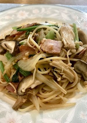 野菜たっぷりで！オイスター和風パスタ-レシピのメイン写真