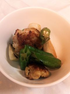 不揃い鳥団子の炒め煮-レシピのメイン写真