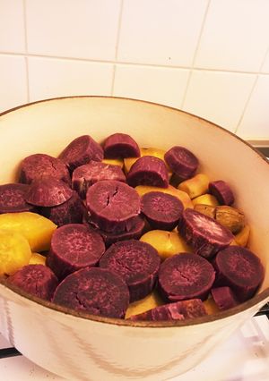 簡単でおいしい！さつまいもの蒸し方-レシピのメイン写真