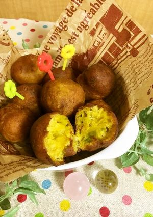 ＨＭで簡単かぼちゃドーナツ-レシピのメイン写真