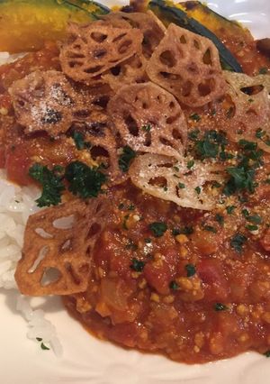 スパイス3つで作る「トマトキーマカレー」-レシピのメイン写真
