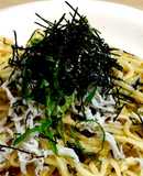 決め手は昆布茶！焼きうどん和風高菜しらす