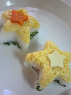 お星様食べよ☆簡単押し寿司-レシピのメイン写真