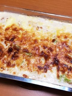 塩パンガシウスと白菜のグラタン-レシピのメイン写真