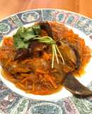 椎茸の戻し汁でカレイのあんかけ