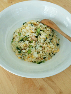 ママとこどものランチ♪小松菜鮭チャーハン-レシピのメイン写真