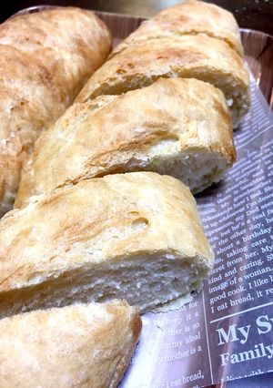 中はふんわり フランスパン-レシピのメイン写真