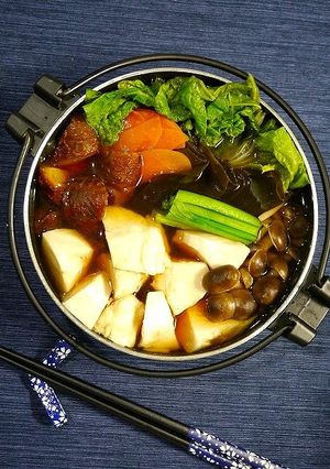 簡単！ひとり鍋☆鶏生姜鍋-レシピのメイン写真
