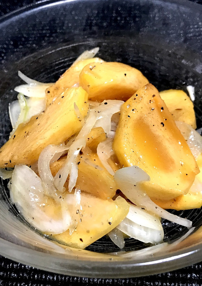 さっぱり美味しい♪柿と玉ねぎのマリネ☆-レシピのメイン写真