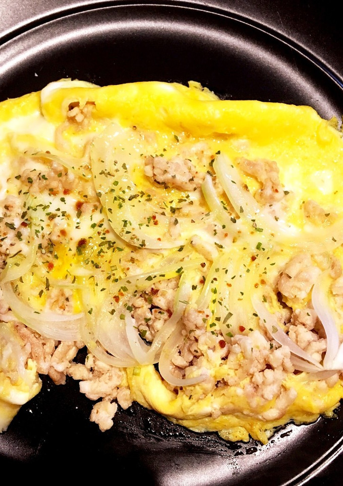 あと一品！の時の、ひき肉タマゴ♪-レシピのメイン写真