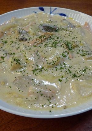 鮭のクリーム煮-レシピのメイン写真