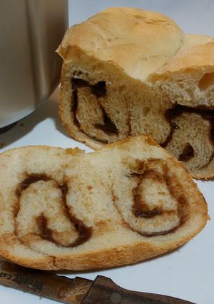HBでマロンクリームのうずまき食パン-レシピのメイン写真