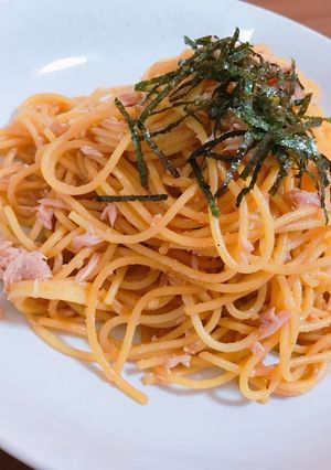 簡単!和風ツナだけパスタ-レシピのメイン写真