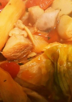 濃厚美味しいトマト鍋レシピ!-レシピのメイン写真