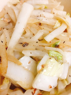 大根と白菜の炒め物-レシピのメイン写真