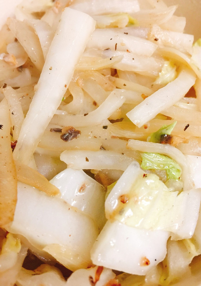 大根と白菜の炒め物-レシピのメイン写真