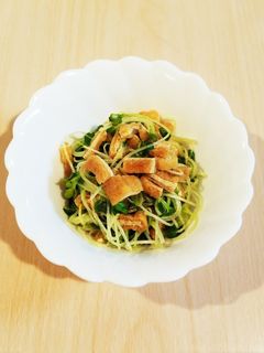 カイワレと油揚げのレンジでポン♪-レシピのメイン写真