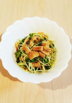 カイワレと油揚げのレンジでポン♪-レシピのメイン写真