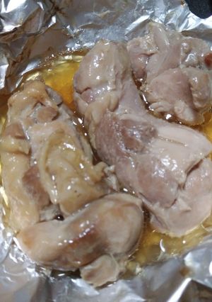 時短グリルにお任せ☆鶏唐のホイル蒸し焼き-レシピのメイン写真