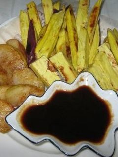 米油で焼きリンゴと焼き芋-レシピのメイン写真