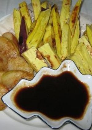 米油で焼きリンゴと焼き芋-レシピのメイン写真
