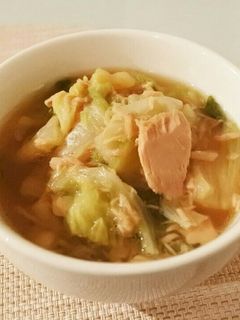 お鍋ひとつで簡単!白菜とツナの煮物♡-レシピのメイン写真