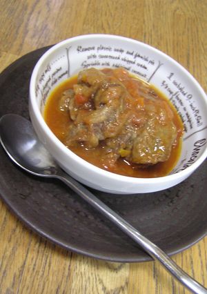 牛赤身すじ肉の赤ワイントマト煮込み-レシピのメイン写真