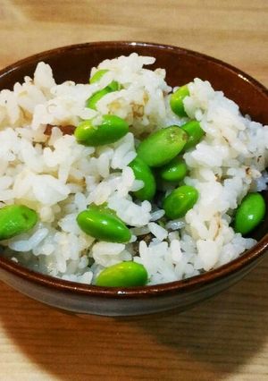 《簡単》シャキシャキ枝豆ごはん-レシピのメイン写真