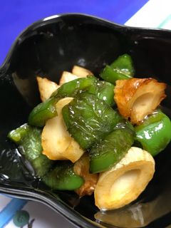 ピーマンとちくわの照り焼き風-レシピのメイン写真