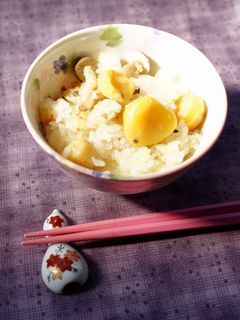 炊込栗ご飯の素で栗&しめじおこわを作る~-レシピのメイン写真