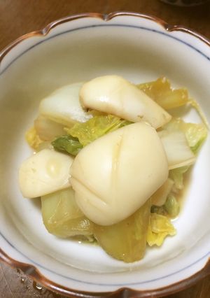 レンジでハリイカと白菜の煮物-レシピのメイン写真