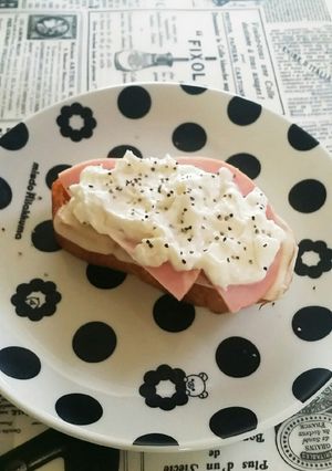 やせ酸ヨーグルト玉ねぎトースト-レシピのメイン写真
