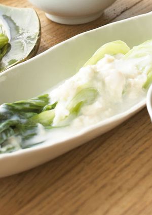 チンゲン菜のあっさりあんかけミルク煮-レシピのメイン写真