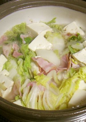 甘い白菜たっぷり！白菜とベーコンの酒蒸し-レシピのメイン写真