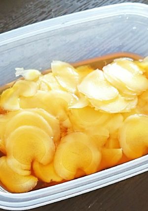 新生姜のデーツシロップ漬け☪︎作り置き-レシピのメイン写真