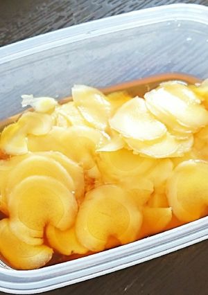 新生姜のデーツシロップ漬け☪︎作り置き-レシピのメイン写真