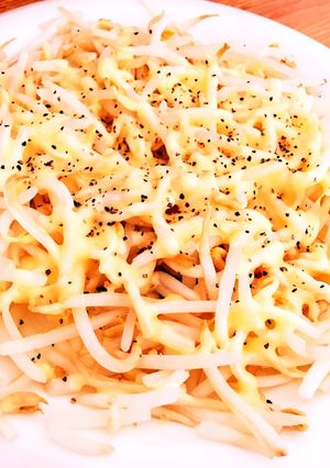 レンジで3分！！もやしのチーズ焼き！-レシピのメイン写真