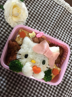 キャラ弁☆キティちゃん♡-レシピのメイン写真