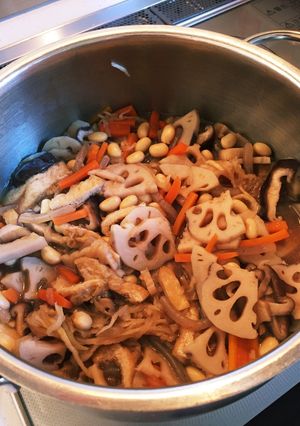具沢山な切り干し大根の煮物!-レシピのメイン写真