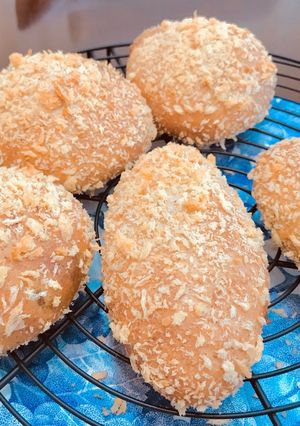 残ったカレーで焼きカレーパン！-レシピのメイン写真