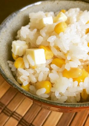 簡単！朝食に♪コーンとチーズの混ぜご飯-レシピのメイン写真